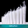 Premium Quality Transparent Sealable Bags for Plastic Storage, 100Pcs with Self Sealing