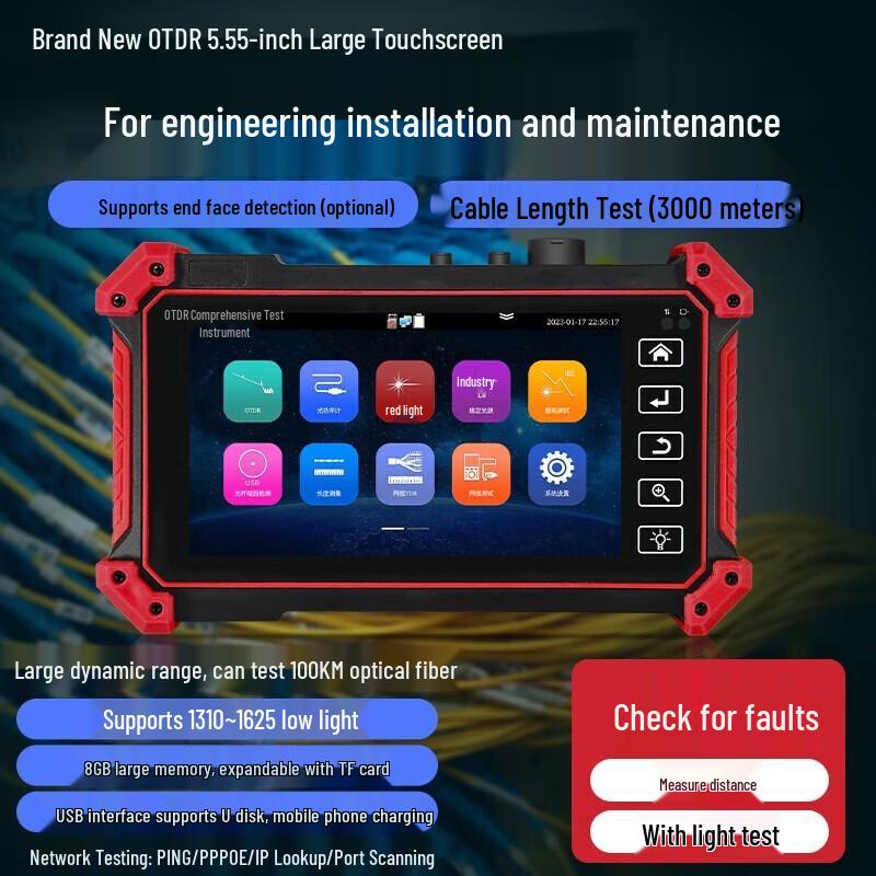 WANGLU MOT-51 OTDR Fiber Optic Tester