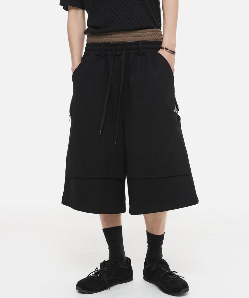 DNSR Double Waist Modular Bermuda Sweatpants