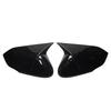 Car Decoration Car Stickers Door Mirror Cover For Kia K4 2024-2026 Car Rearview Accessories Carbon Fiber Glossy Black