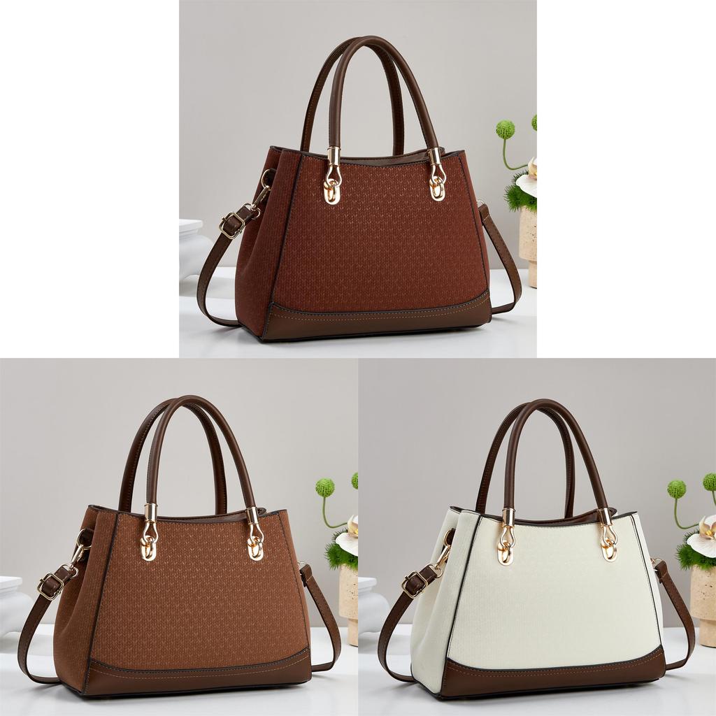 Urban Style Womens Mediumsize Tote With Zipper And Inner Organizer For Daily Commute