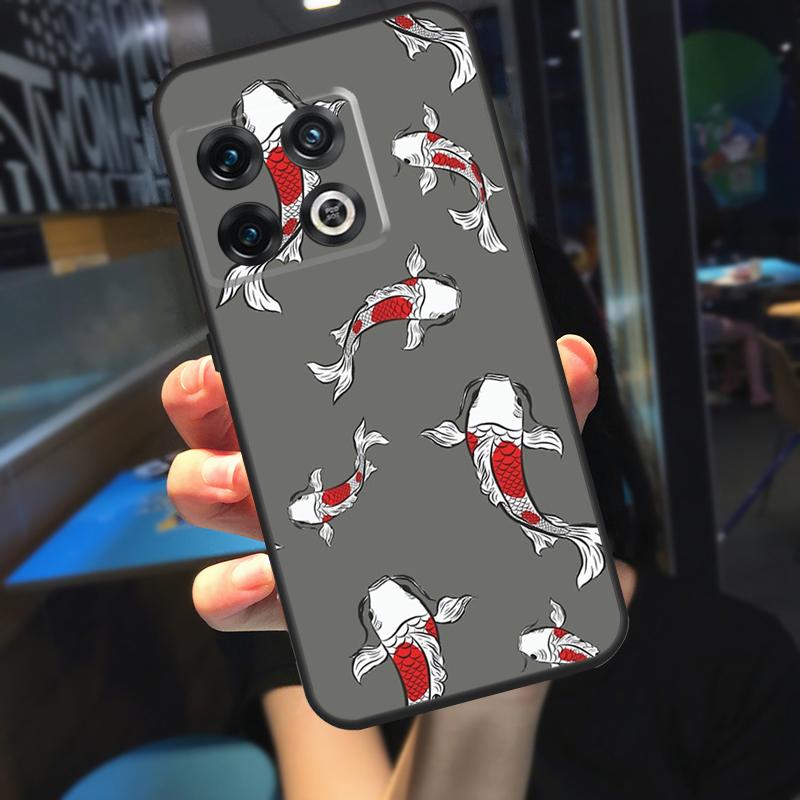 

Koi Carp Fish Yin Yang Funda For OnePlus 12R 13 R 12 11 9 10 Pro 8T 9RT 10T OnePlus Nord 4 CE 2 3 Lite N20 N30 Case OnePlus Nord CE 2