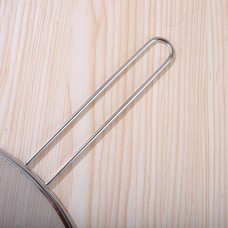 Cooking Frying Stainless Steel Anti Splatter Guard Oil Net Grease Splatter Screen Pan Mesh Guard Screen Splash Cover