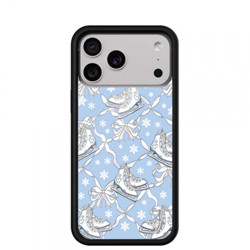 WildFlow Blue Denim iPhone 17/16 Pro Max/15 Plus Protective Case