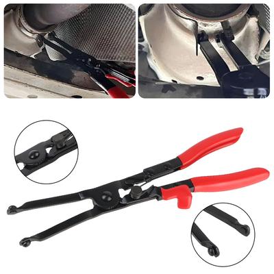 Pinces pour colliers de serrage de tuyaux Outil de réparation spécial pour voiture Pince pour collier de serrage en C pour tuyau d'échappement PSA Pince pour retrait de collier de serrage en C pour tuyau