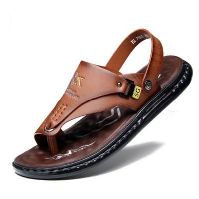 Men's Sandals Wholesale Summer Non-slip Beach Shoes Men's Trade Large Size New Flip-flops Leisure Outside To Wear Sandals D250