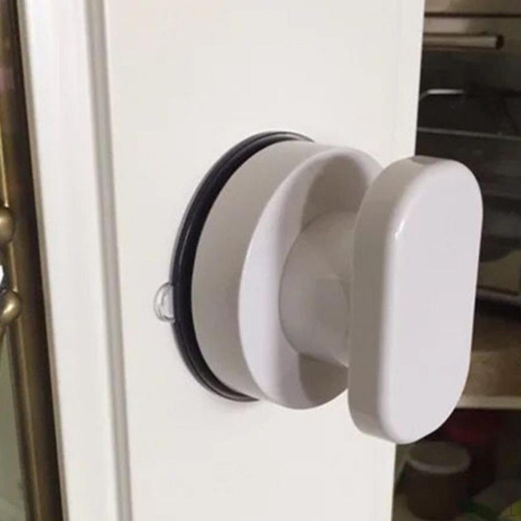 Inch Bathroom Slide Door Handle Shower Suction Cup Safety Knobs - No Drilling
