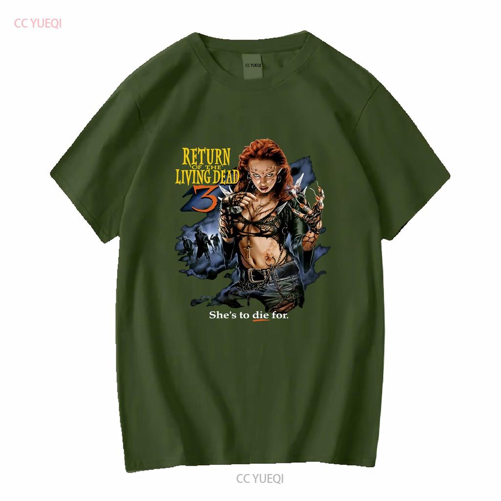 Return Of The Living Dead 3 Movie T Shirt Long or Short Sleeves Vintage Washed Comfortable Homme Graphic Casual Fashion