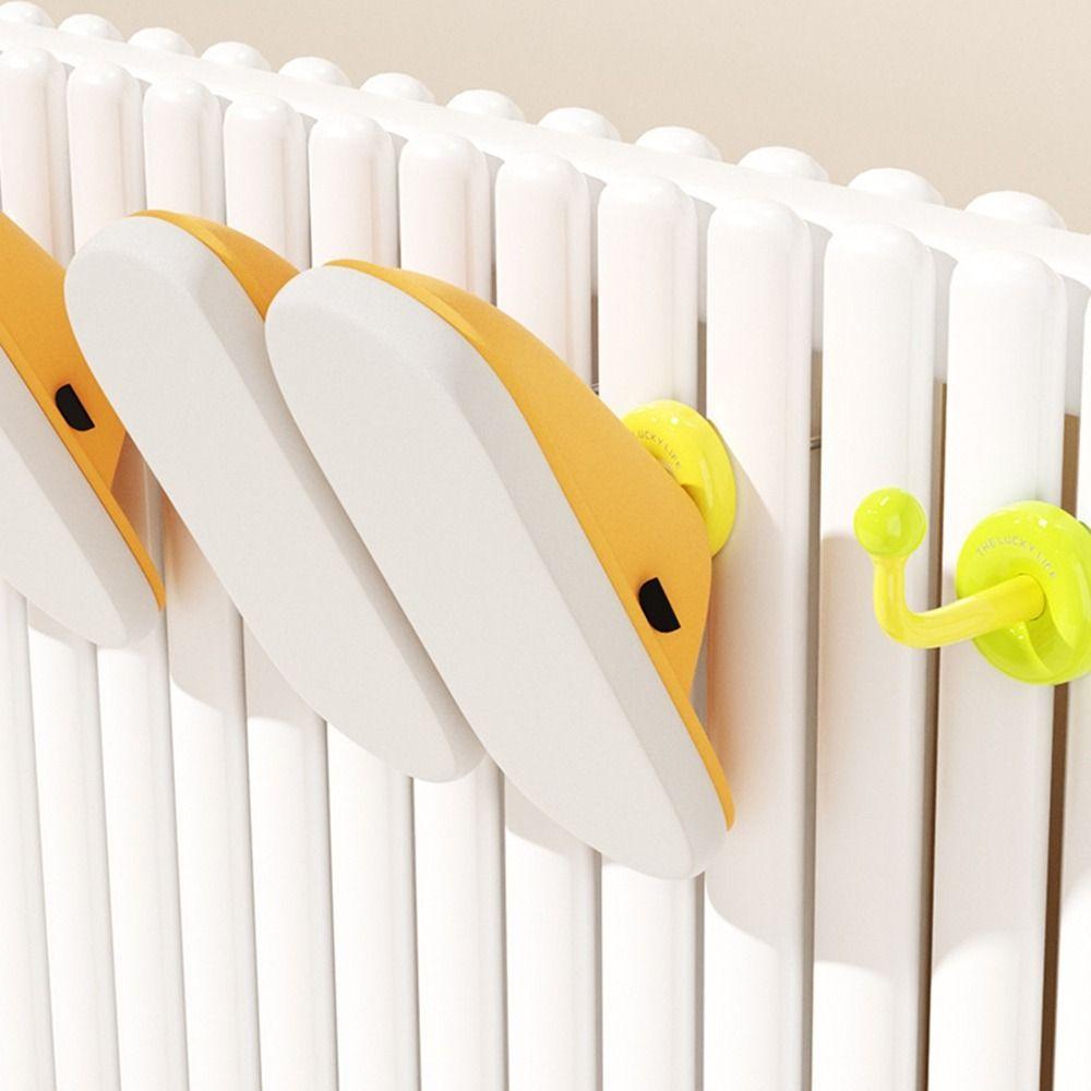 5Pcs Plastic Radiator Drying Hooks Punch-free Heat-resistant Heater Hooks Space Saving Heavy Duty Radiators Towels Rack for Home