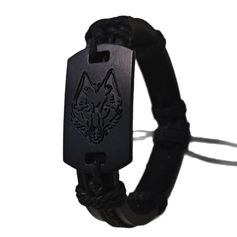 Retro Ethnic Leather Braided Punk Bracelet: Versatile Exotic Jewelry for Couples & Besties