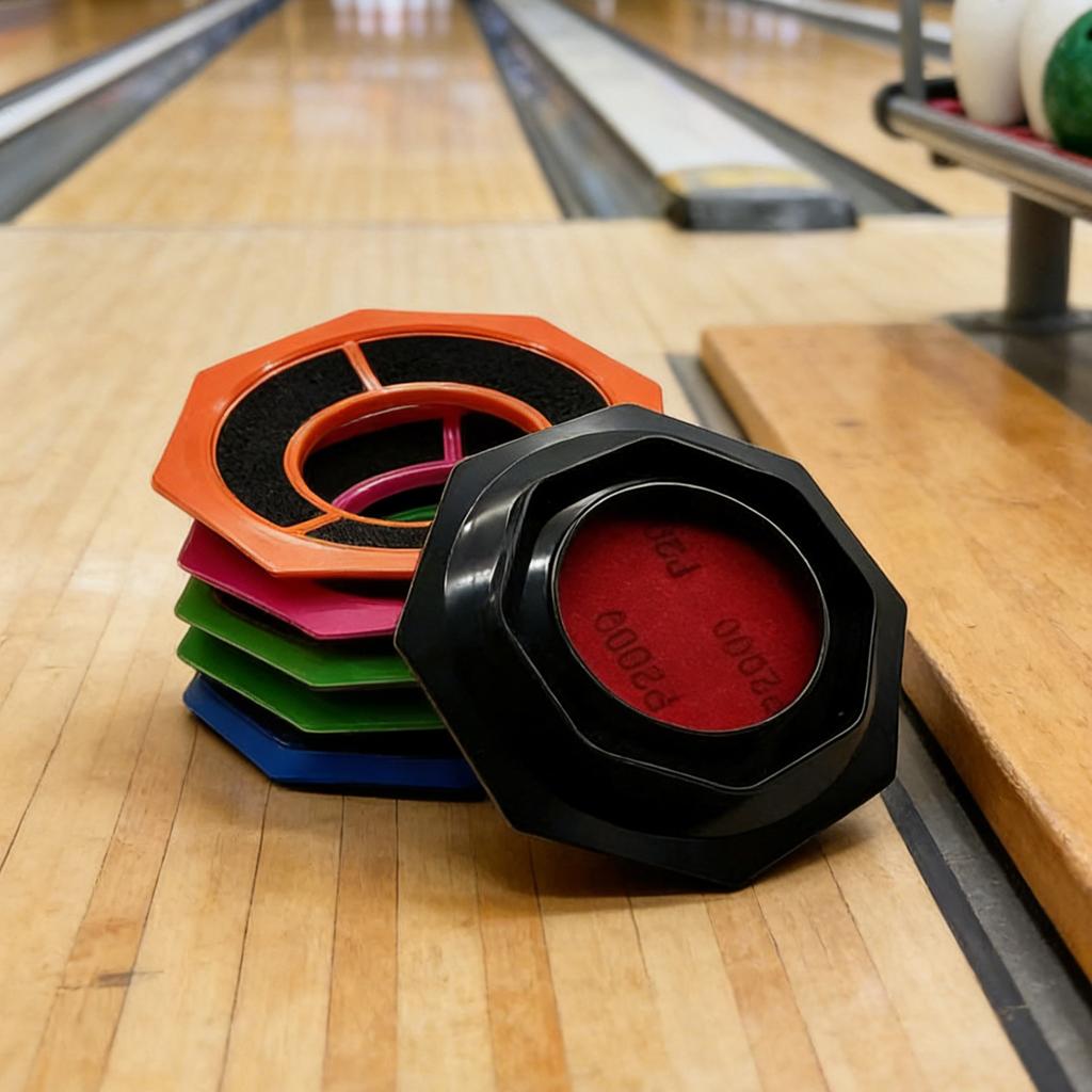 Bowling Ball Holder Reusable Universal Sanding Pad Holder Surface Maintenance Fixing Tool Compatible with All Bowling Balls
