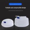 Portable Car-Mounted Folding Water Bag - Thickened Square Storage Tank for Outdoor Drinking - 5L, 10L, 15L