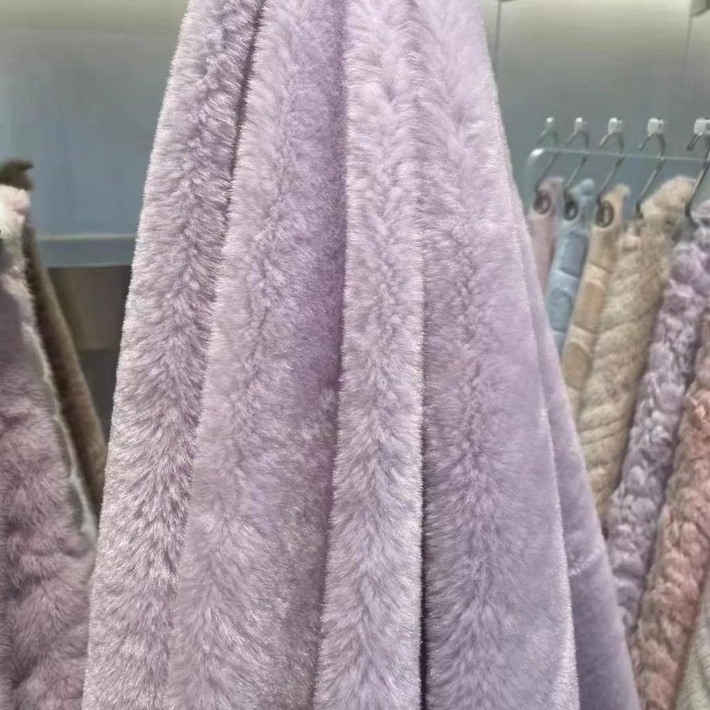 Nana Bear Plush High-Density Skin-Friendly Autumn/Winter Coats & Jackets Fabric