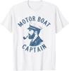 Funny Motor Boat Captain T-Shirt Unisex T-Shirt