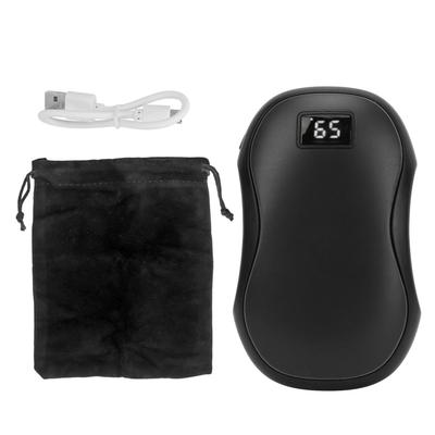 Chauffe-mains électrique rechargeable Power Bank Chauffage double face Affichage 6000mAh Poche Main