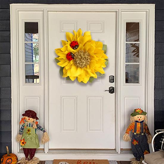 

Anti-deform Plastic Eco-friendly Exquisite Exquisite Wall Hanging Wreath Hanging Ornament