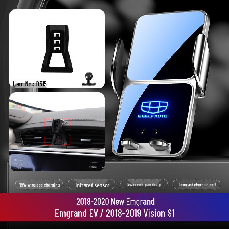 Car Phone Holder for Geely Boyue PRO, Vision S1/X3/X6, Emgrand GL/GS