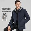 Pánská oboustranná bunda Shanshan s odnímatelnou kapucí