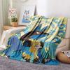 Lucario2 Flannel Blanket, High quality Comfortable for All Seasons, Home Decor, Warmth and Comfort