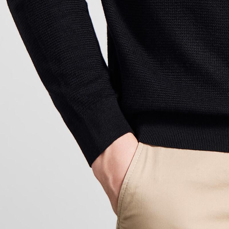 Antonio Men's Mulberry Silk Cashmere Polo Sweater