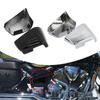 Motorcycle ABS Plastic Battery Side Cover Fairing Chrome Black For Honda VTX 1800 C/Custom Models 2002-2004 2006-2008