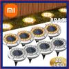 Xiaomi 1/4/8Pcs Solar Lights QGEWY3343 Outdoor 8/20LEDs Disk Underground Lamp Spotlight Buried Solar Light for Home Garden Lawn Yard Decoration