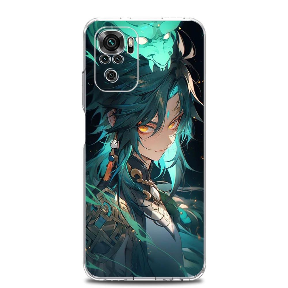 Genshin impact dragon Genshin Zhongli Case For Xiaomi Redmi Note 13 12 5G 9S 9 8 10 11 Pro 4G 9T 13C 12C10C 9C 9A 7 Pro Cover