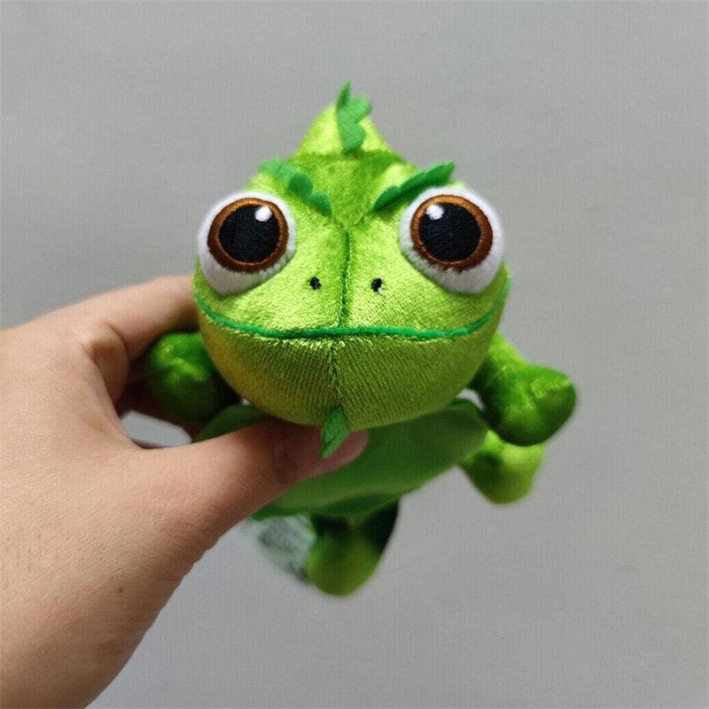 15CM Parks Pascal Shoulder Plush Doll Rapunzel Tangled Magnet Magnetic Chameleon Dolls Toys GZW