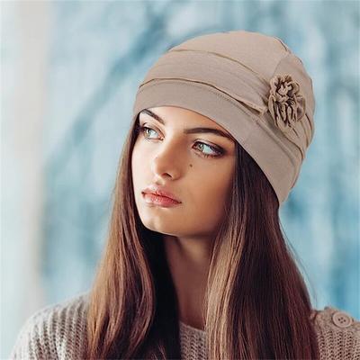Fashion Women Flower Turban Cap