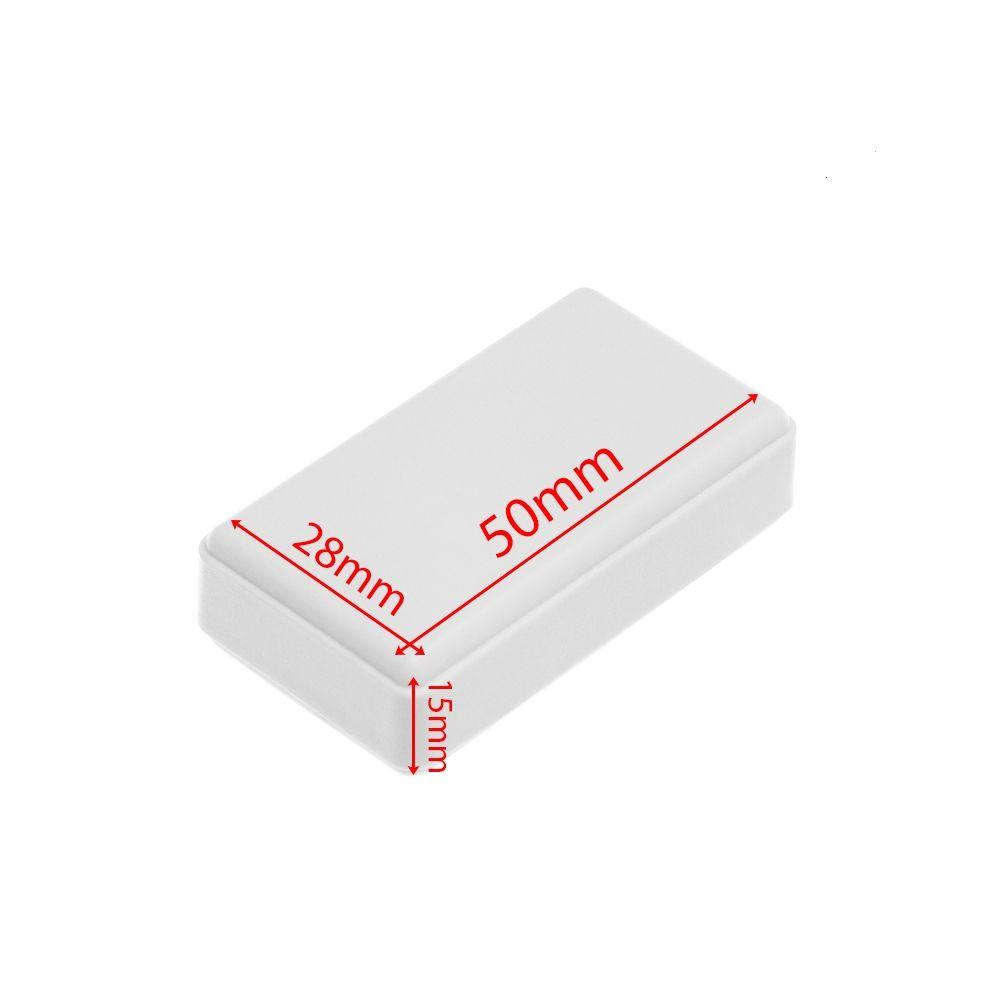 1/2pcs Plastic Waterproof White/Grey DIY Housing Instrument Case ABS Plastic Electronic Project Box Electric Supplies 8 Sizes