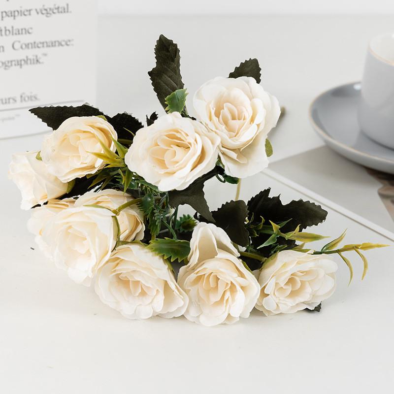 Flower Rose Simulation Wedding Bride Holding Flowers Living Room Decoration