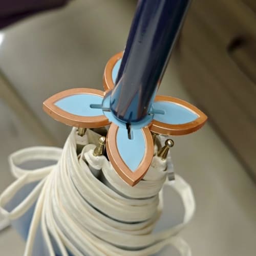 Demon Slayer: Kimetsu No Yaiba Cosplay Prop, Mugen Castle Arc, Nichirin Sword Umbrella Marker Mascot, Third Form, Cosplay Prop, Tanjiro Kamado, Giyu T