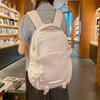 Schoolbag Korean Niche Design Sense Backpack New High Value Junior High School Student Schoolbag Female Sweet Commuting Versatile Backpack