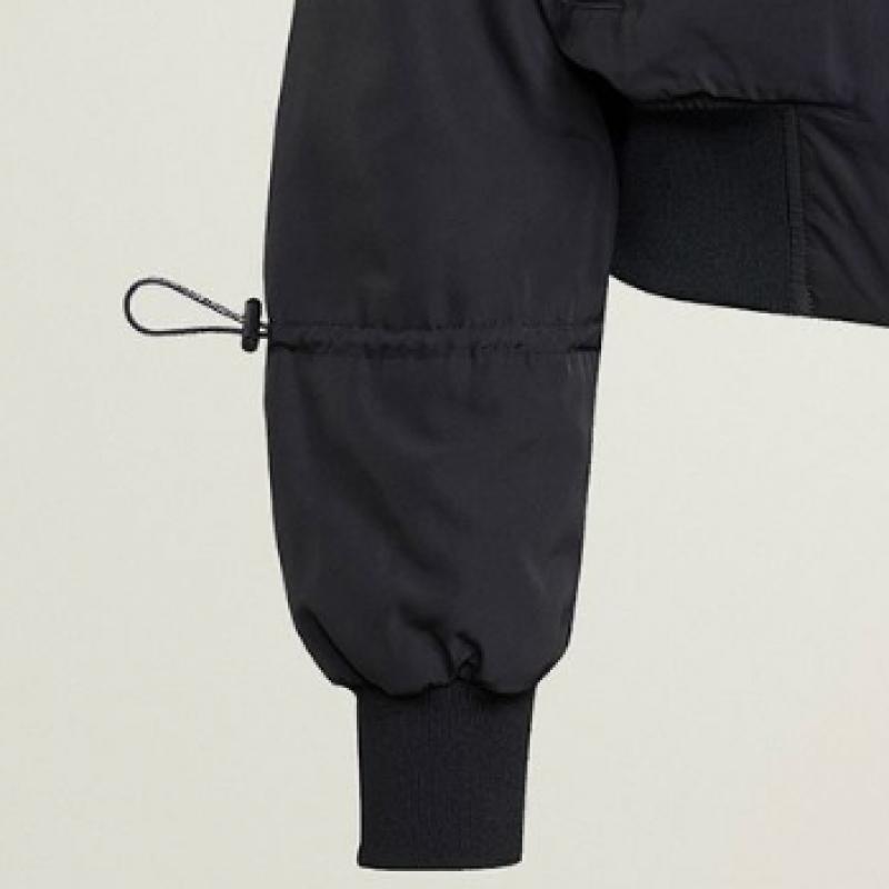 Adidas Stella Truenature Woven Bomber Crop Jacket   Black Jf6030