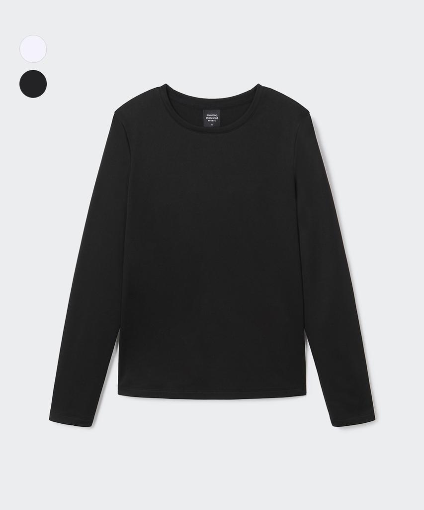 MUSINSA STANDARD SPORTS [2-Pack] Basic Sports Fleece-Lined Long Sleeve Women (2 Colors) (D Type)