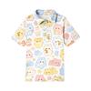 Kids Casual Short Sleeve Polo Shirt Animal Print Lightweight Soft Fabric Comfortable Fit Durable Stitching Breathable Material
