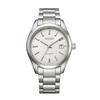CITIZEN Herrenuhren KOLLEKTION NB1050-59A Mechanisch Wasserdicht Silber Weiß Sichtboden Automatisch High-End Business Einfach Analog 3 Zeiger Datum