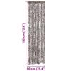 Insect Protection Curtain Brown and White 56 x 185 cm Chenille