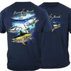 Camiseta de Pesca en Alta Mar Tuna Time Verano Algodón Manga Corta Cuello Redondo Camiseta para Hombre Nueva S3XL