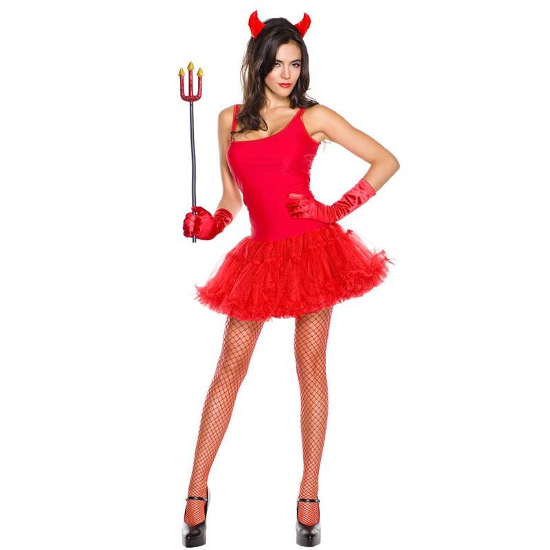 New, Halloween costume, female devil costume, role-playing suit, game uniform.
