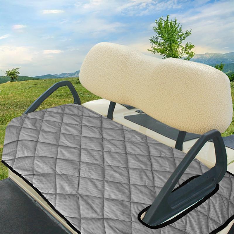 Golf Sightseeing Bus Seat Cover Cushion Thickened Soft Anti Slip Electric Golf Buggy Hunting Car Club Cart Seat Towel Blanket