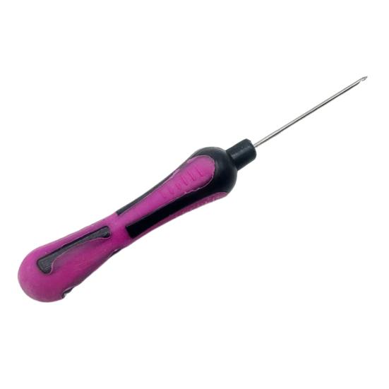 5Pcs Baiting Needles Crochet Hooks Set Non-Slip Handle Design Comfortable Grip Rigging Needles Carp Fishing Tackle Kit