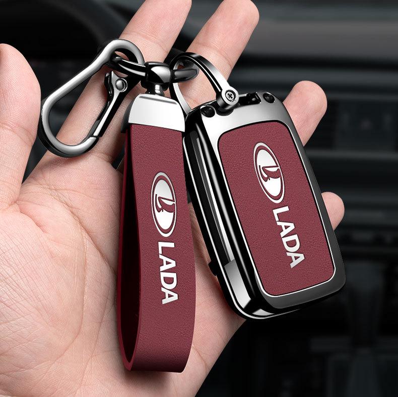 Custodia per chiave Lada: Compatibile con Vesta, Largus, Kalina - Guscio Completo di Fascia Alta