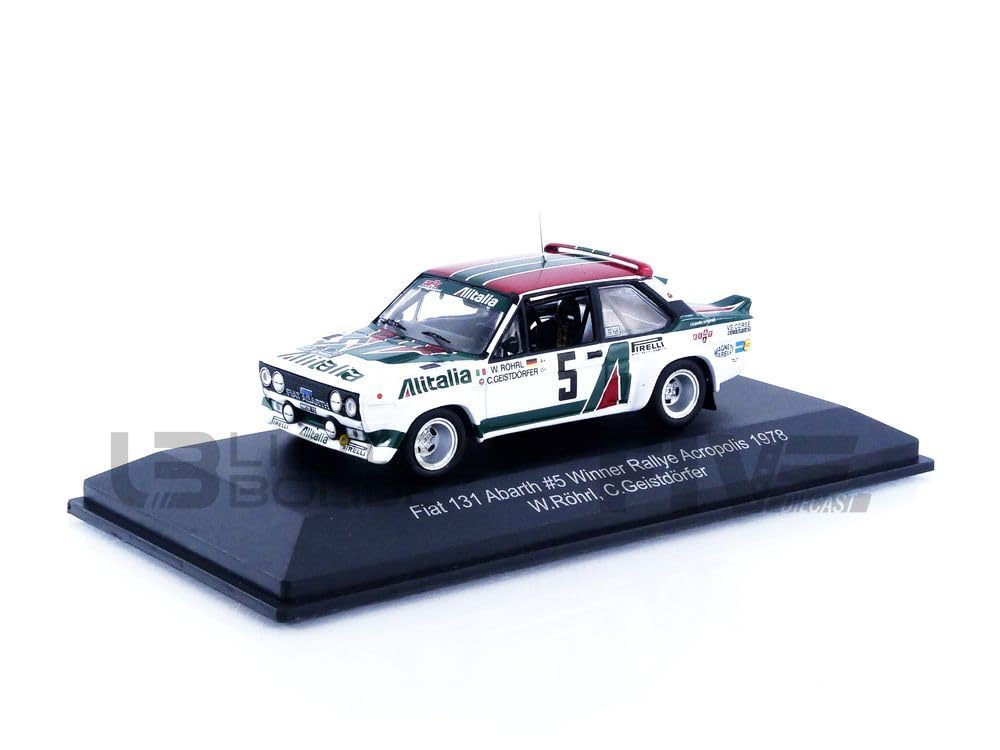 CMR Scale Diecast Fiat 131 Abarth 2 Roll Acropolis 1978 1/43 No. W.