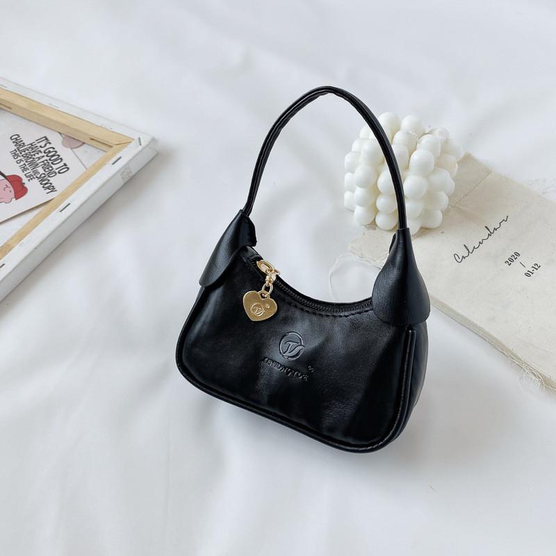 Stylish And Versatile Children's Mini Handheld Shoulder Bag In Trendy Colors For Daily Use