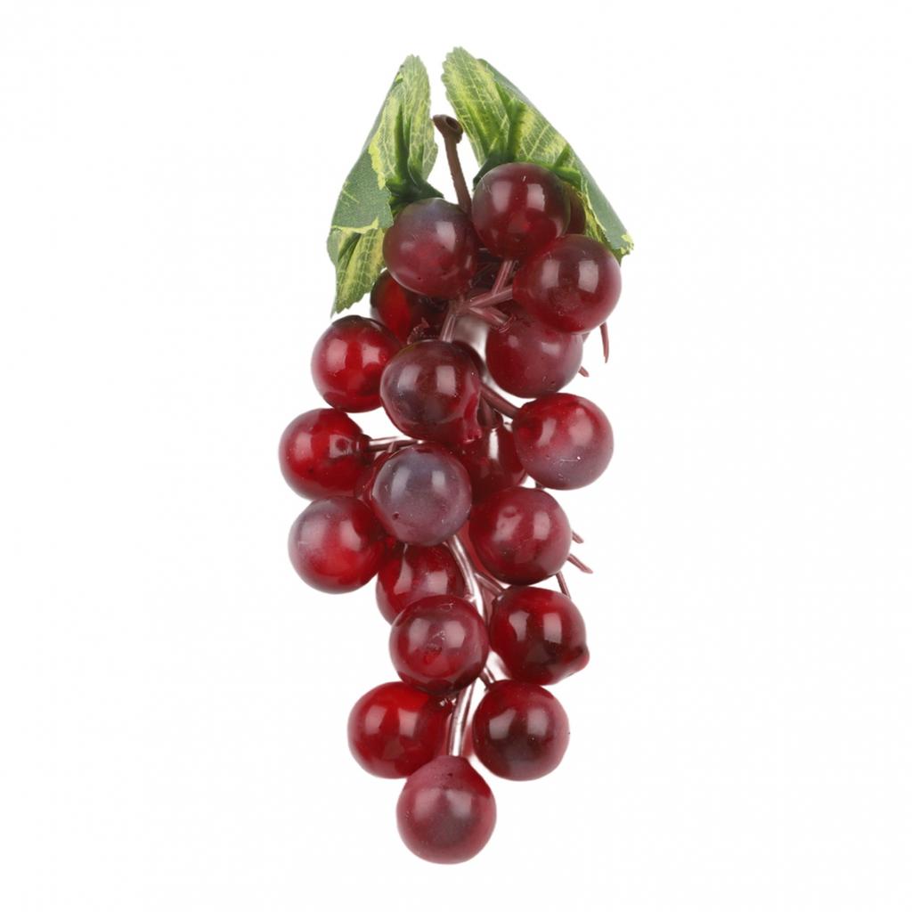 Convenient Arranging Sets Artificial Grape Clusters PVC Grape Bunches