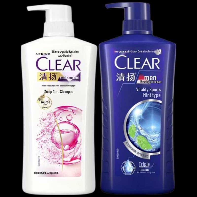 Clear Anti-Dandruff Shampoo His & Hers Combo