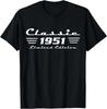 Classic 75 Birthday Decorations Men 75yr 1951 75th Birthday T-Shirt
