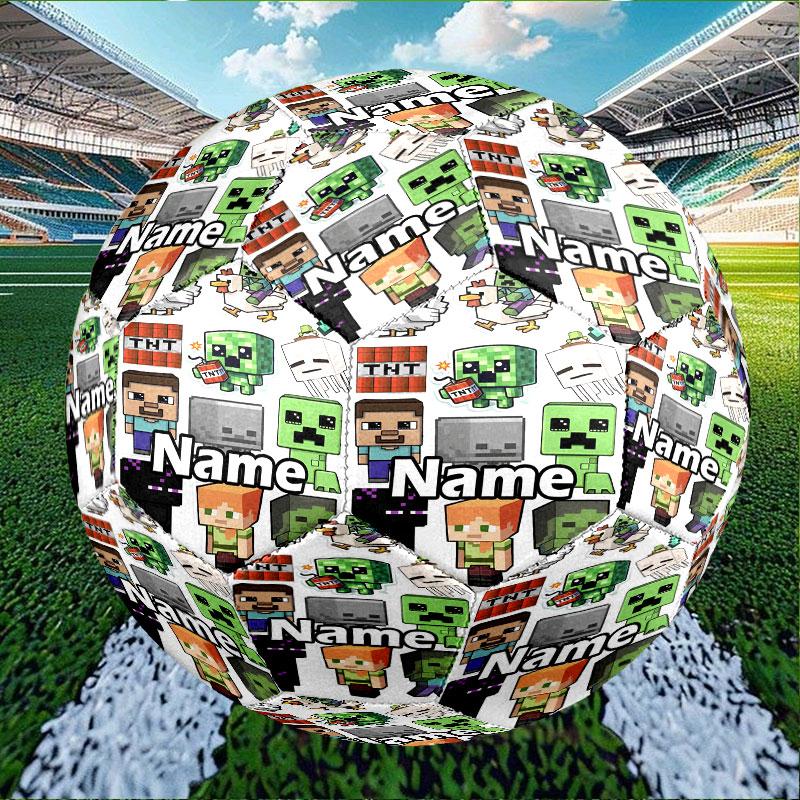 Custom Name Personalized Among Us Print Size 5 Soccer Ball Training & Match Football, for Team, Kicking, Gift for Football Enthusiasts