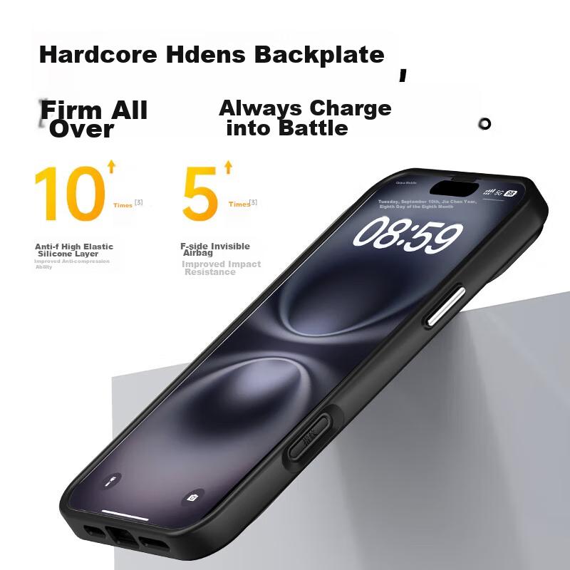 IPhone 16 Plus Case, Apple 16 Plus Protective Cover, Frosted Shockproof Anti-Fingerprint Full Lens Protection Soft Edge Case, Ivory White